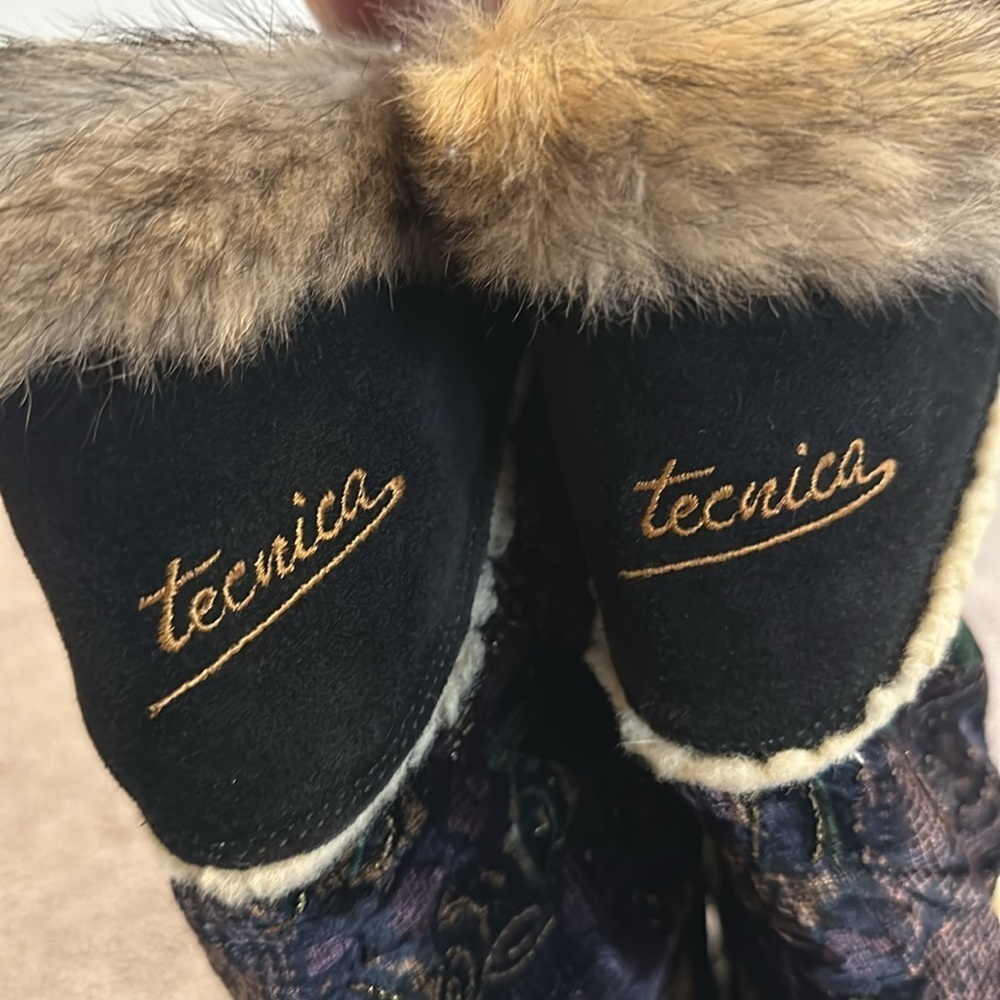 Tecnica Genuine Fur Goat Mukluk Boots GUC Super Warm Wool Lined EU 42 - Picture 10 of 14
